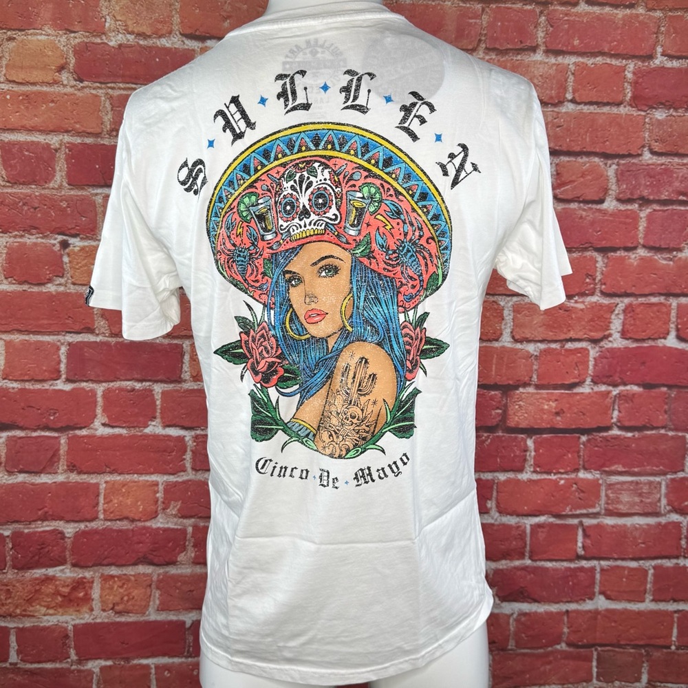 Sullen Art Collective Men’s Graphic T-shirt - White -Size: Large- NWT